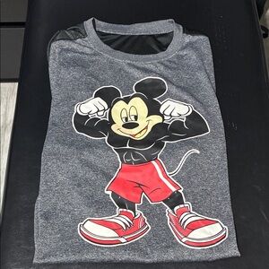 Disney Mickey Mouse Gray Shirt